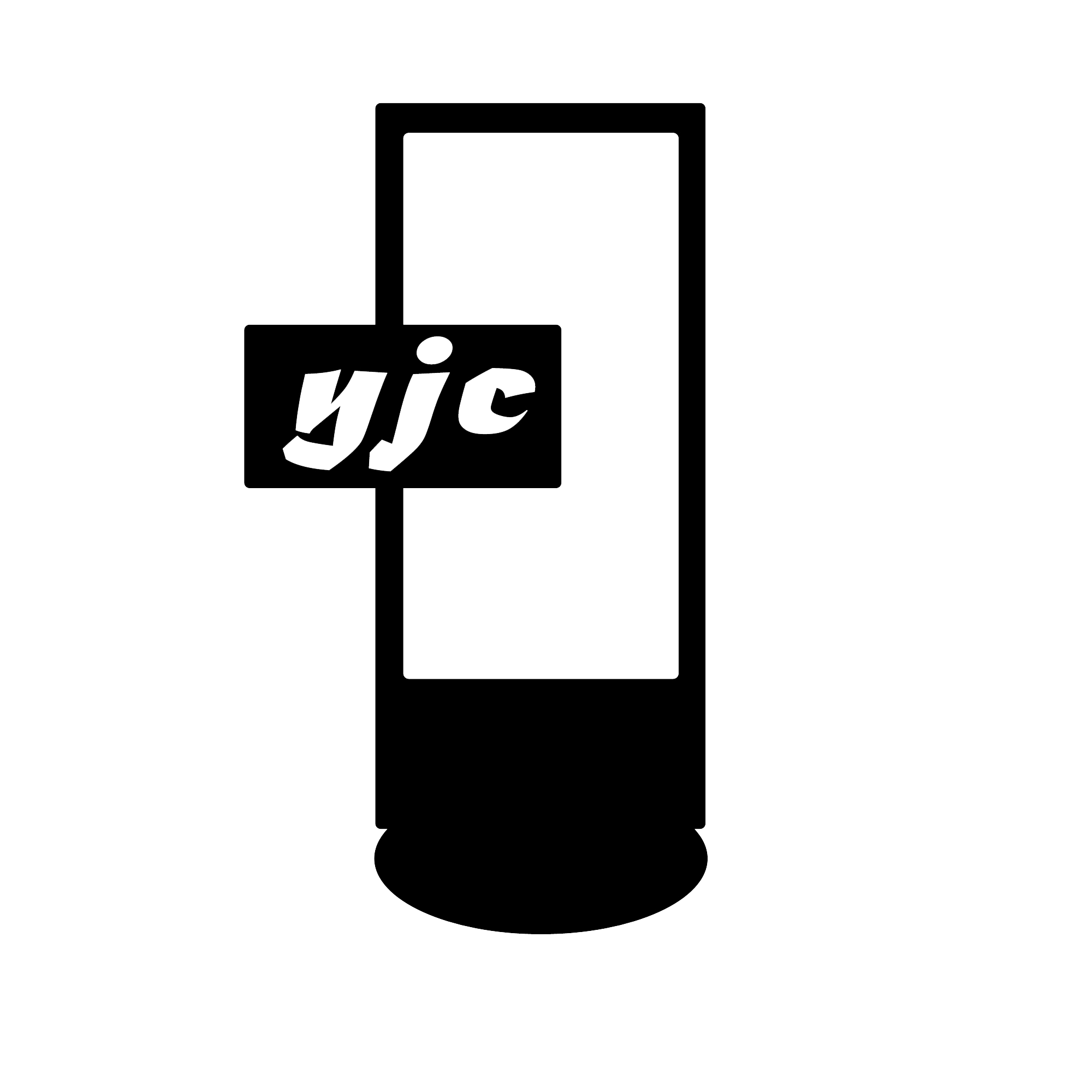 YJCen brand logo for professional digital display and LCD screen solutions