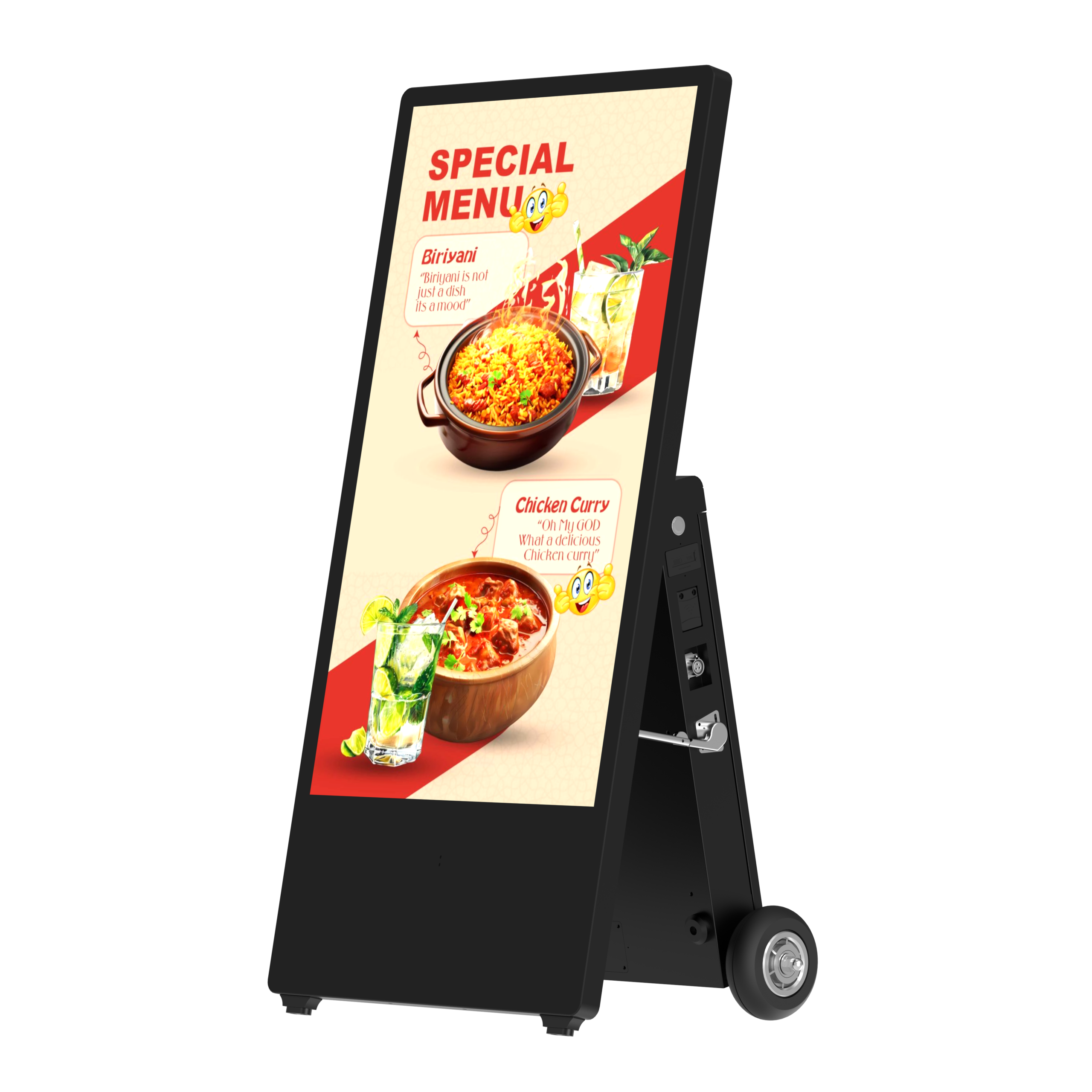 High-Brightness Outdoor Battery Display