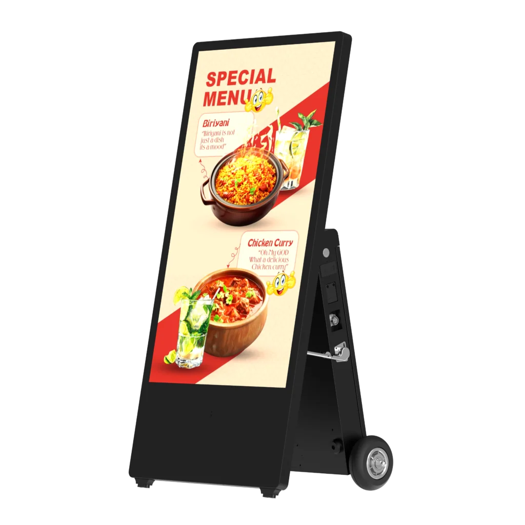 Battery-Powered Outdoor Digital Signage