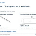 Vistas técnicas YJCEN: perspectiva de 35 pulgadas y frontal de 37 pulgadas, con anchuras activas similares y alturas de carcasa distintas.